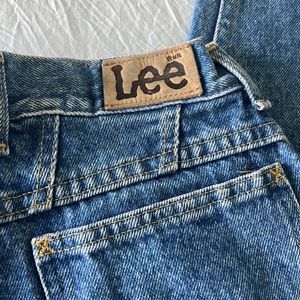 VTG Lee high waist blue jeans Size:8 petite